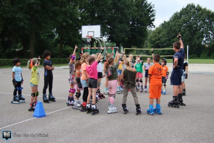 Zomersportweek-skeeleren