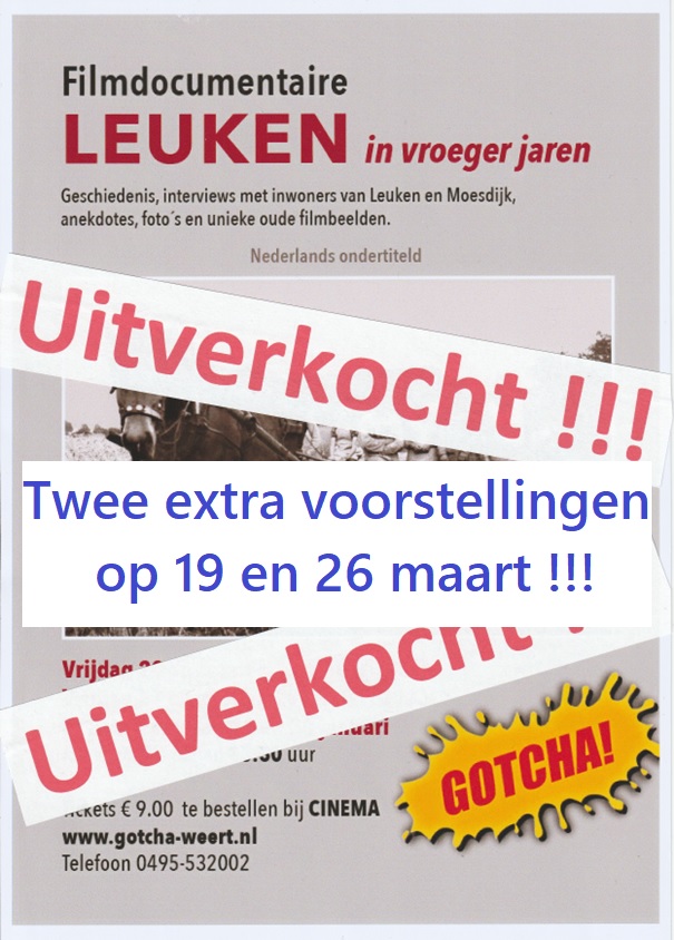 Poster Leuken in vroeger jaren