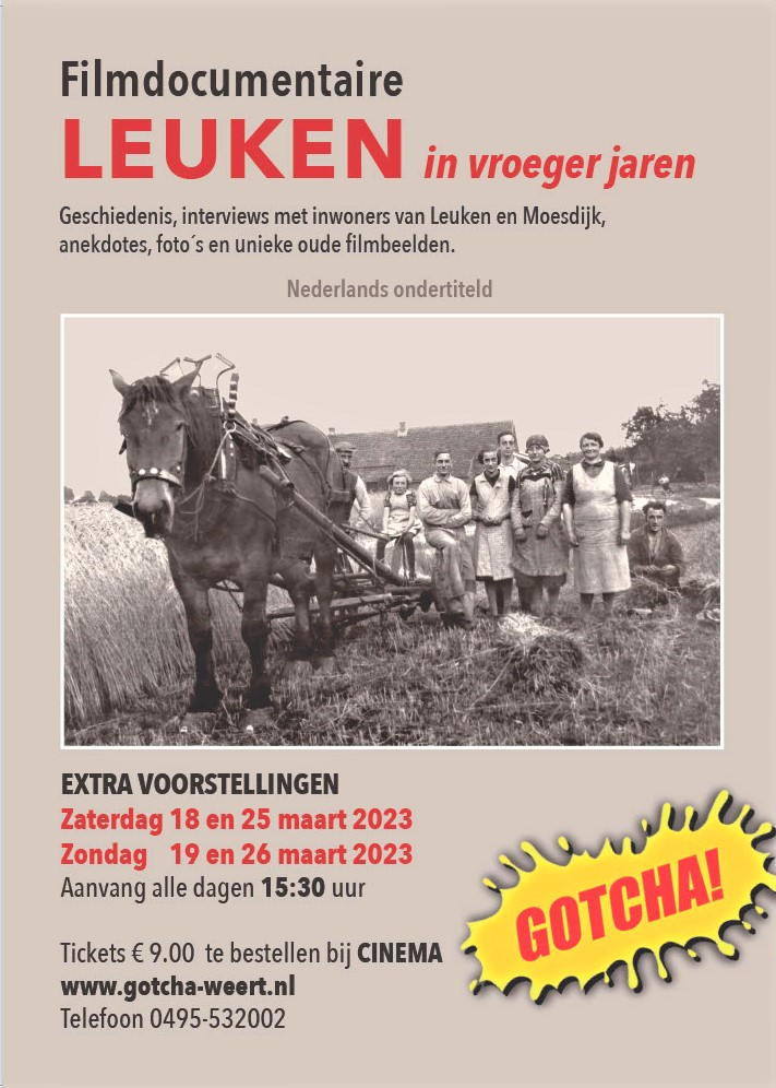 Affiche EXTRA voorstellingen