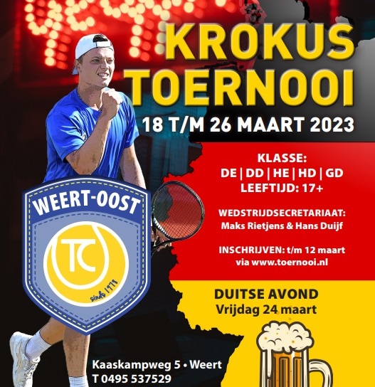 Poster krokustoernooi
