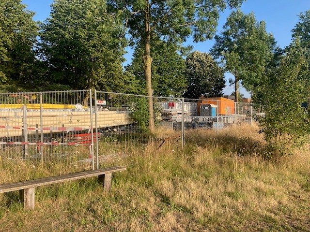 Opslag buizen Enexis en WML aan Sportstraat