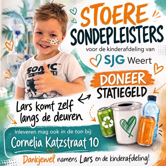 260315 actie Lars sondepleisters