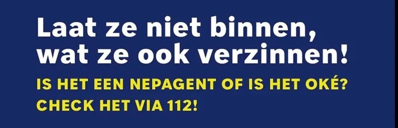 260813 Laat ze niet binnen – sticker